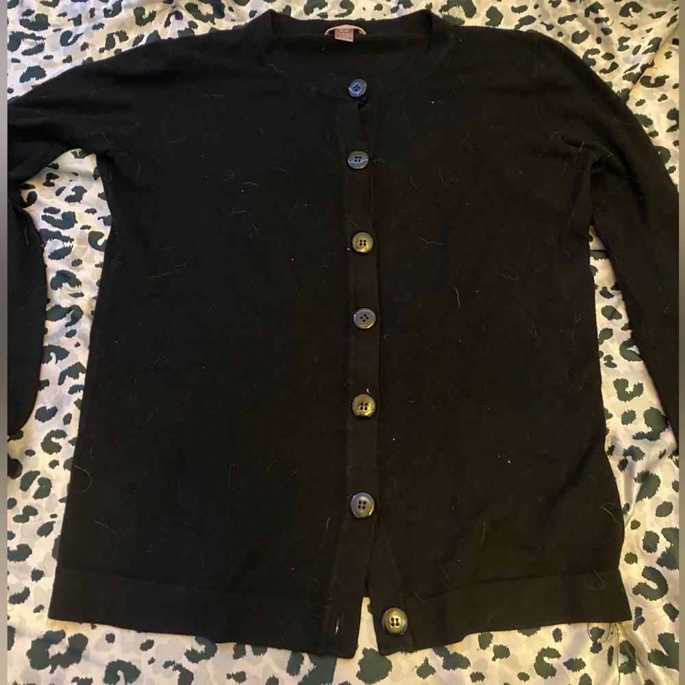White Stag Black Button Down Shirt